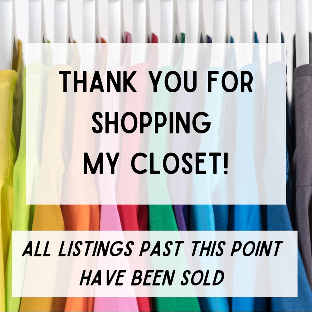 ♥️ THANK YOU SHOPPERS ♥️